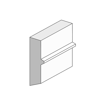 Цокольный карниз КЦ1 75x23х2000