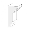Межэтажный карниз Adams КМ10 252x128