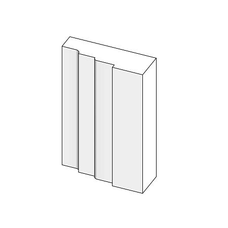 Профиль рамки ПЛ4 100x35х2000