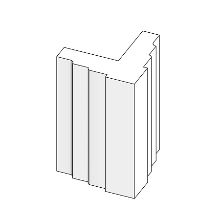 Профиль рамки ПЛ4-1 100x100х2000