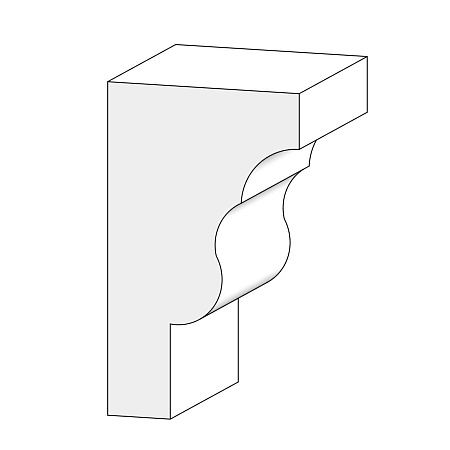 Венчающий карниз КВ10 240x143х2000