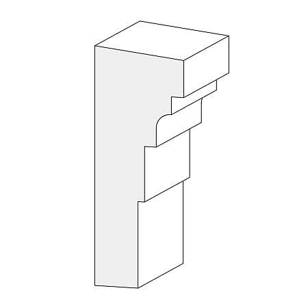 Межэтажный карниз Adams КМ6 260x100