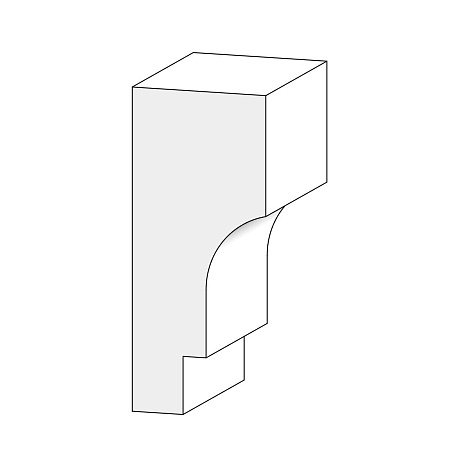 Межэтажный карниз КМ8 260x111х2000