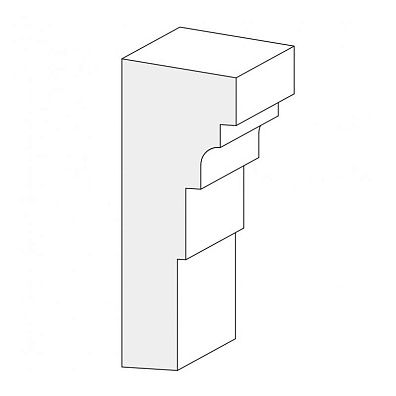 Межэтажный карниз Adams КМ6 260x100