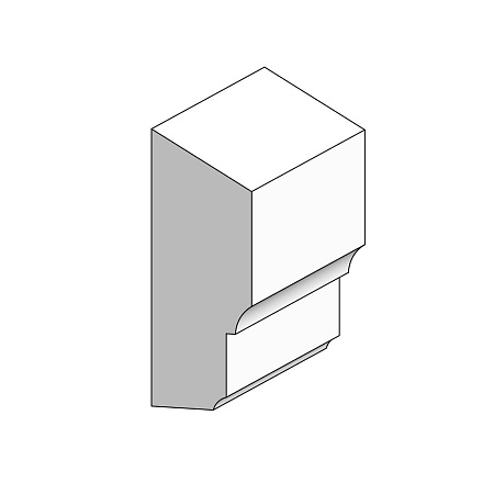 Цокольный карниз Adams КЦ10 120x45