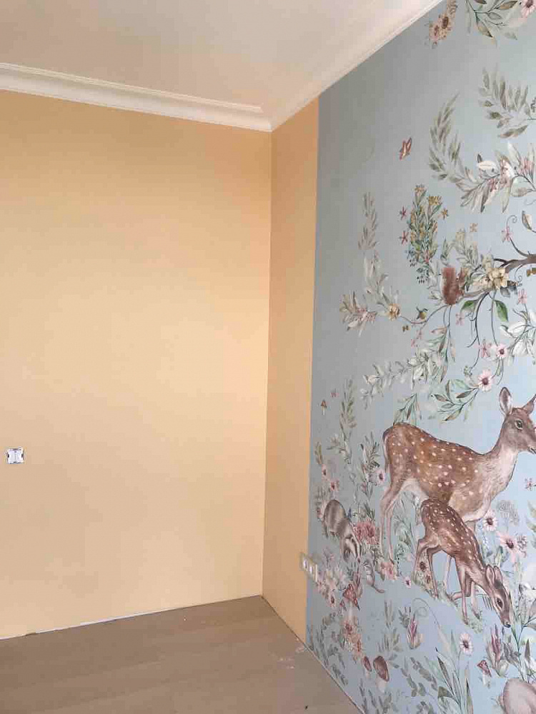 Фреска в интерьере