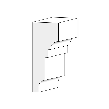 Венчающий карниз КВ1 180x70х2000