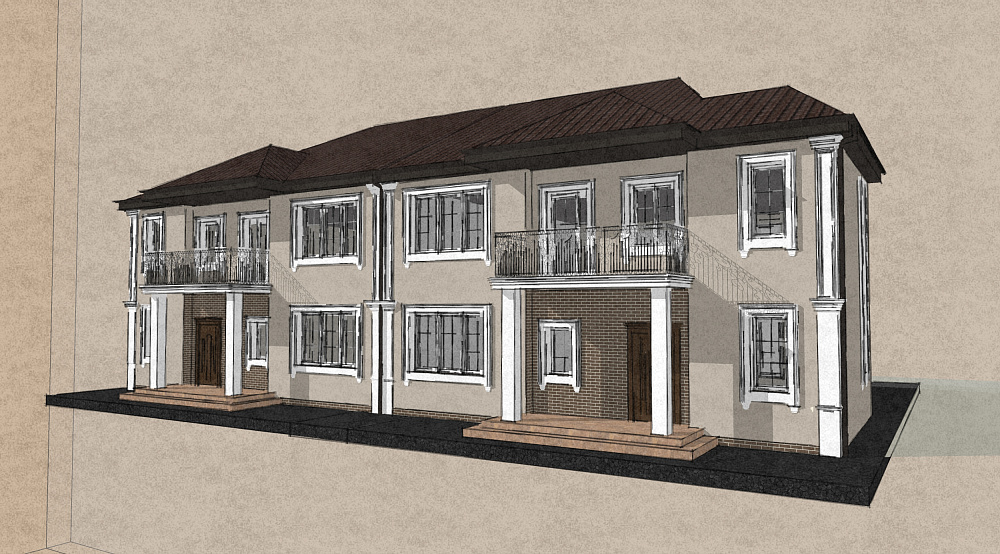 Секционный дом в пос.Прибрежный