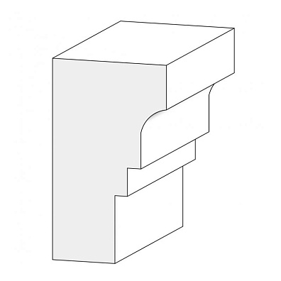 Подоконник Adams П2 145x85