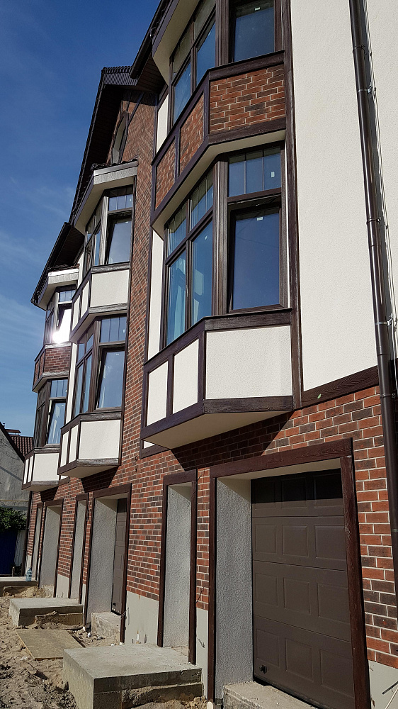 Фасад таунхаусов по ул.Ташкентская 