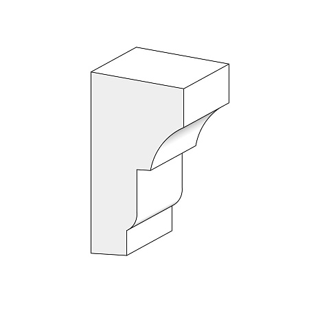 Межэтажный карниз Adams КМ1 196x104