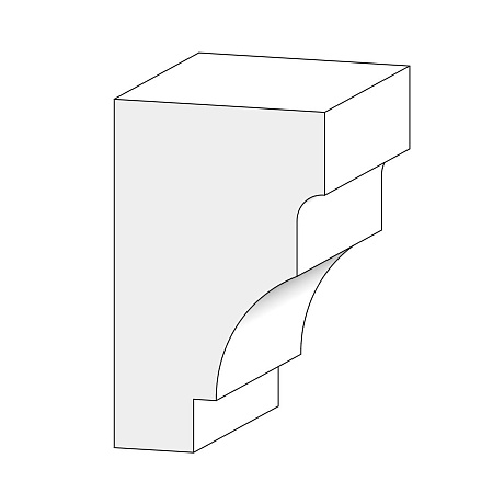 Венчающий карниз КВ6 201x126х2000